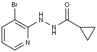 N'-(3-bromopyridin-2-yl)cyclopropanecarbohydrazide,2368938-11-6,结构式