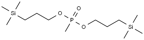 Bis[3-(trimethylsilyl)propyl]?P-methylphosphonate 结构式