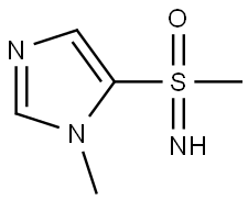 imino(methyl)(1-methyl-1H-imidazol-5-yl)-lambda6-sulfanone Structure