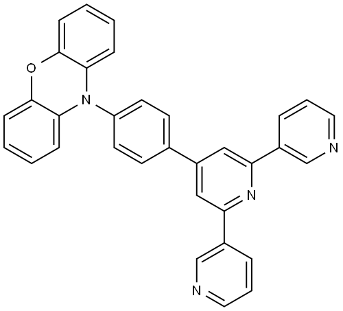 10-(4-([3,2':6',3''-TERPYRIDIN]-4'-YL)PHENYL)-10H-PHENOXAZINE,2376821-47-3,结构式