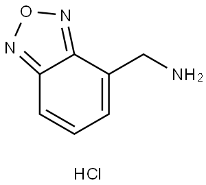 苯并[C][1,2,5]噁二唑-4-基甲胺 (盐酸) 结构式