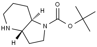 tert-butyl (3aS,7aR)-octahydro-1H-pyrrolo[3,2-b]pyridine-1-carboxylate Structure