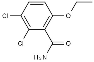 2,3-Dichloro-6-ethoxybenzamide 结构式