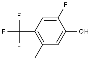 2-fluoro-5-methyl-4-(trifluoromethyl)phenol Structure