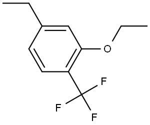 2-Ethoxy-4-ethyl-1-(trifluoromethyl)benzene Structure