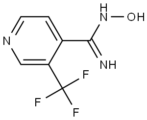 N-Hydroxy-3-(trifluoromethyl)-4-pyridinecarboximidamide Structure