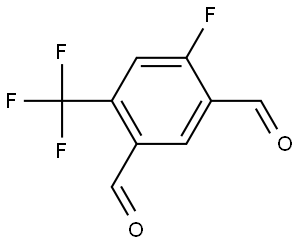 4-fluoro-6-(trifluoromethyl)isophthalaldehyde,2383760-75-4,结构式