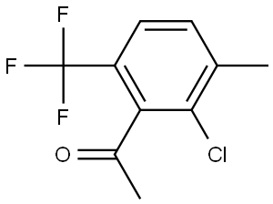 1-[2-Chloro-3-methyl-6-(trifluoromethyl)phenyl]ethanone|