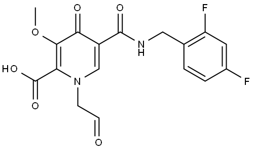 Dolutegravir Impurity 10 化学構造式
