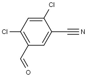 2,4-Dichloro-5-formylbenzonitrile Struktur