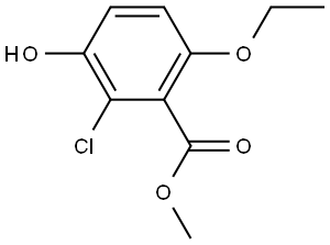 Methyl 2-chloro-6-ethoxy-3-hydroxybenzoate Structure