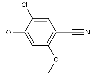 5-chloro-4-hydroxy-2-methoxybenzonitrile Structure