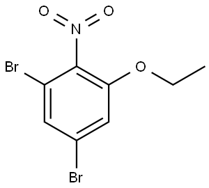 1,5-dibromo-3-ethoxy-2-nitrobenzene Structure