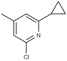 2-Chloro-6-cyclopropyl-4-methylpyridine,2385010-17-1,结构式