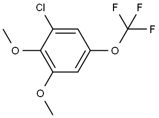 1-chloro-2,3-dimethoxy-5-(trifluoromethoxy)benzene 结构式