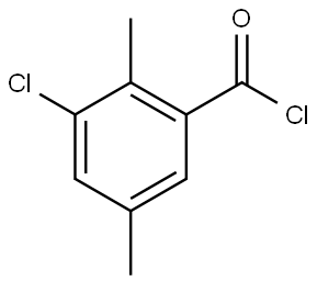 3-Chloro-2,5-dimethylbenzoyl chloride Structure