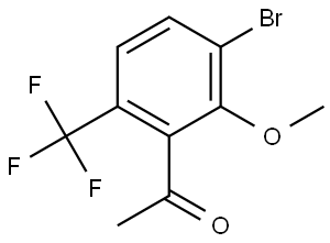 1-[3-Bromo-2-methoxy-6-(trifluoromethyl)phenyl]ethanone|