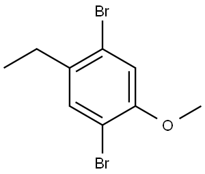 1,4-Dibromo-2-ethyl-5-methoxybenzene 结构式
