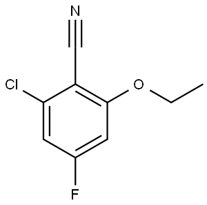 2-Chloro-6-ethoxy-4-fluorobenzonitrile 结构式