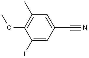 3-Iodo-4-methoxy-5-methylbenzonitrile|