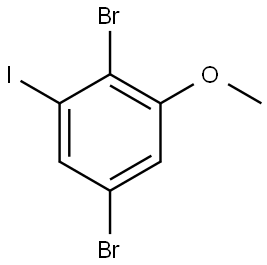 2,5-Dibromo-1-iodo-3-methoxybenzene Structure