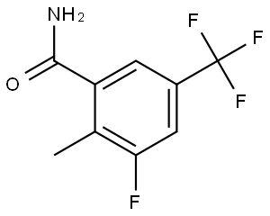 3-Fluoro-2-methyl-5-(trifluoromethyl)benzamide|