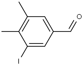 3-Iodo-4,5-dimethylbenzaldehyde 结构式