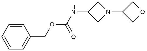 benzyl (1-(oxetan-3-yl)azetidin-3-yl)carbamate Structure