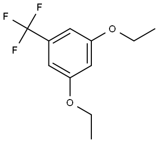 1,3-diethoxy-5-(trifluoromethyl)benzene Structure