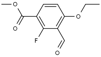Methyl 4-ethoxy-2-fluoro-3-formylbenzoate 结构式
