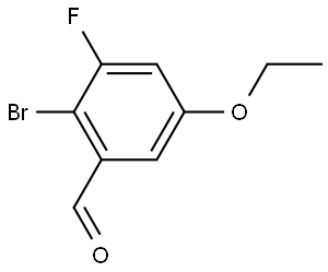 2-Bromo-5-ethoxy-3-fluorobenzaldehyde,2385953-32-0,结构式