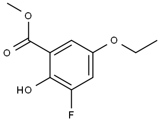 Methyl 5-ethoxy-3-fluoro-2-hydroxybenzoate Structure