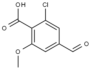 2386266-00-6 2-Chloro-4-formyl-6-methoxybenzoic acid