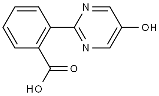 2-(5-羟基嘧啶-2-基)苯甲酸,2386293-16-7,结构式