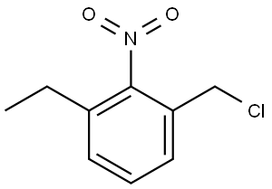 1-(chloromethyl)-3-ethyl-2-nitrobenzene Structure