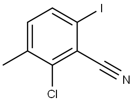 2-Chloro-6-iodo-3-methylbenzonitrile,2386668-05-7,结构式