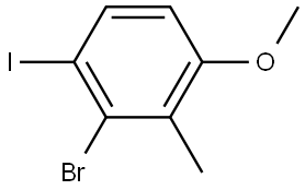 2-溴-1-碘-4-甲氧基-3-甲基苯, 2386767-95-7, 结构式