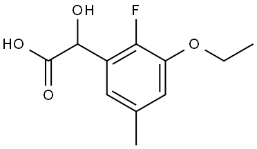 3-Ethoxy-2-fluoro-α-hydroxy-5-methylbenzeneacetic acid|