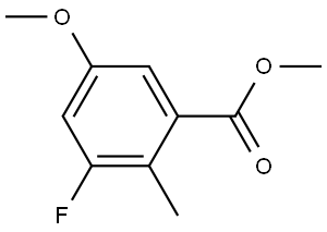 Methyl 3-fluoro-5-methoxy-2-methylbenzoate,2387085-46-1,结构式