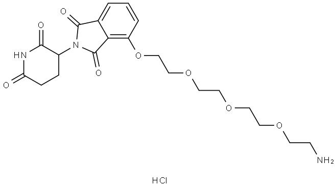 萨力多胺-O-三聚乙二醇-C2-氨基盐酸盐,2387510-82-7,结构式