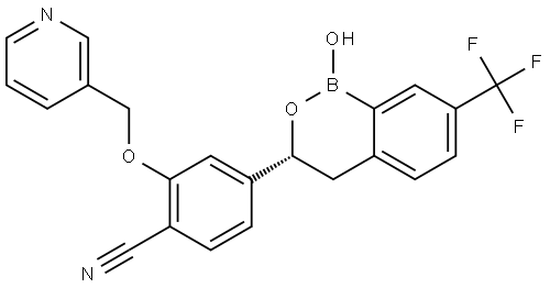 2393881-80-4 (R)-4-(1-hydroxy-7-(trifluoromethyl)-3,4-dihydro-1H-benzo[c][1,2]oxaborinin-3-yl)-2-(pyridin-3-ylmethoxy)benzonitrile