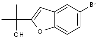 2-(5-bromobenzofuran-2-yl)propan-2-ol Structure