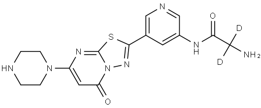 Zalunfiban D2 (acetamide-2,2-d2),2406213-11-2,结构式