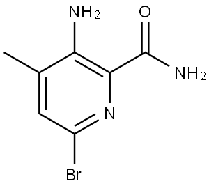 3-amino-6-bromo-4-methylpicolinamide,2407726-07-0,结构式