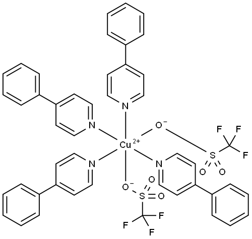 C46H36CuF6N4O6S2 Structure