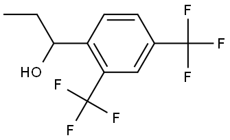 1-(2,4-bis(trifluoromethyl)phenyl)propan-1-ol 结构式