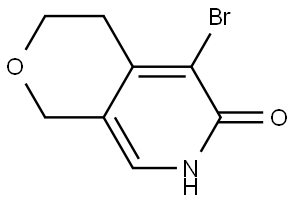 5-Bromo-1,3,4,7-tetrahydro-6H-pyrano[3,4-c]pyridin-6-one Structure