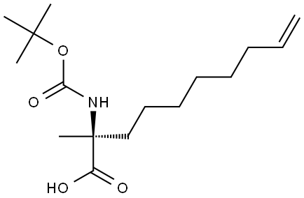 (S)-2-叔丁氧羰基氨基-8-烯壬酸 二环己胺盐,2411591-18-7,结构式