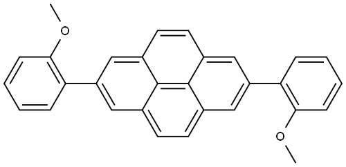 2,7-bis(2-methoxyphenyl)pyrene Structure