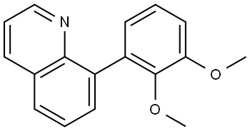 8-(2,3-Dimethoxyphenyl)quinoline Structure